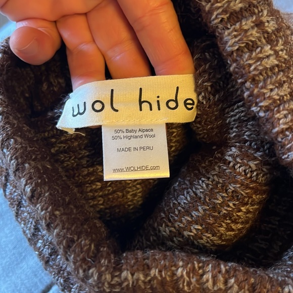 Wol Hide baby alpaca beanie - Picture 2 of 2